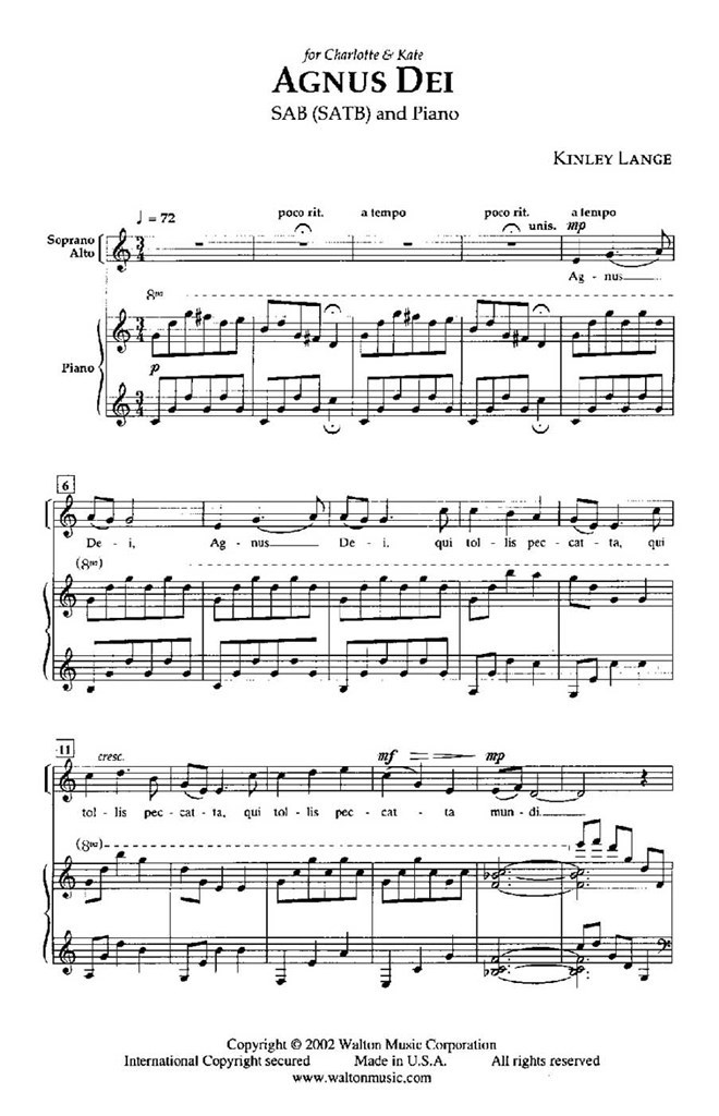 Agnus Dei: Music of Inner Harmony